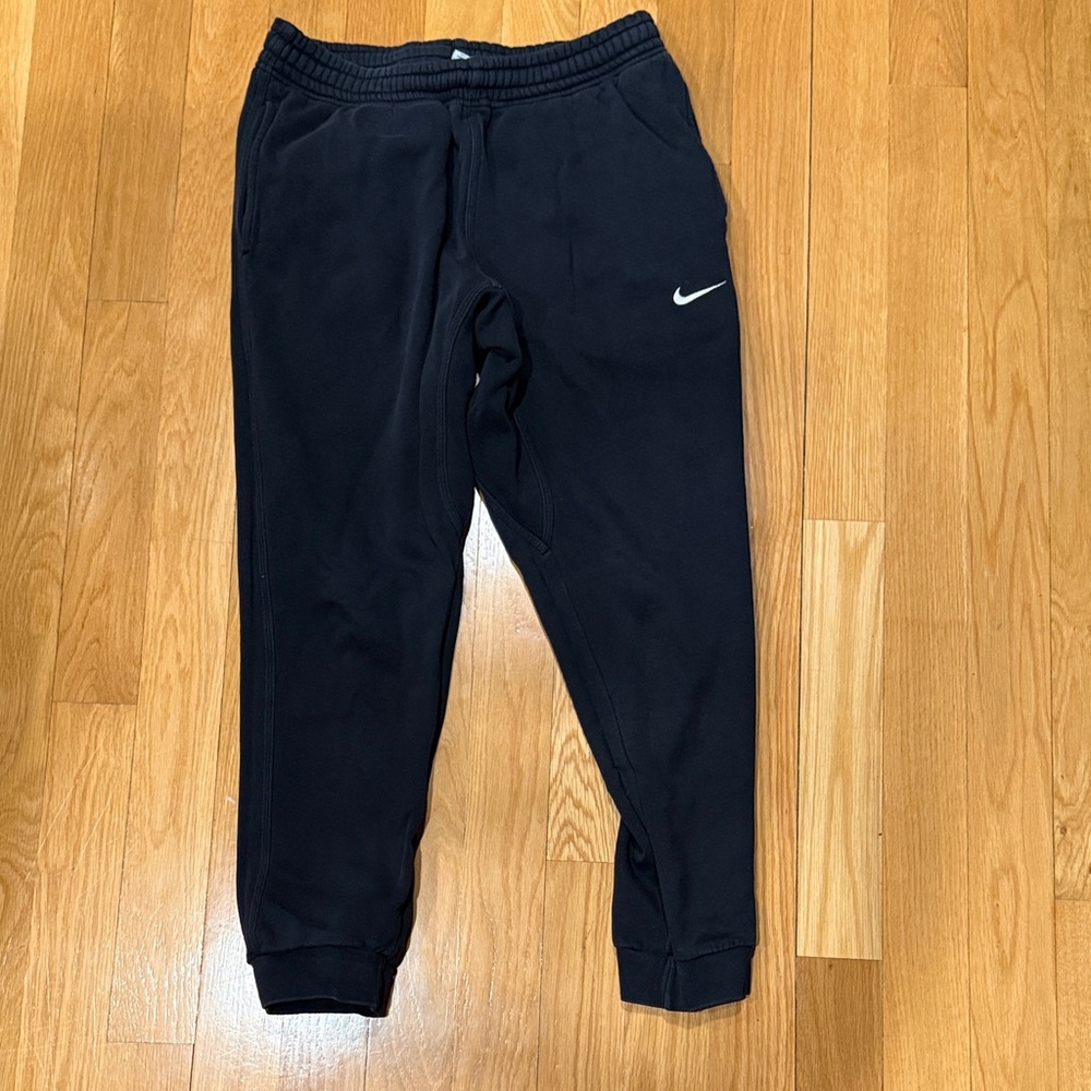 Nike Kids Dark Joggers with White Logo